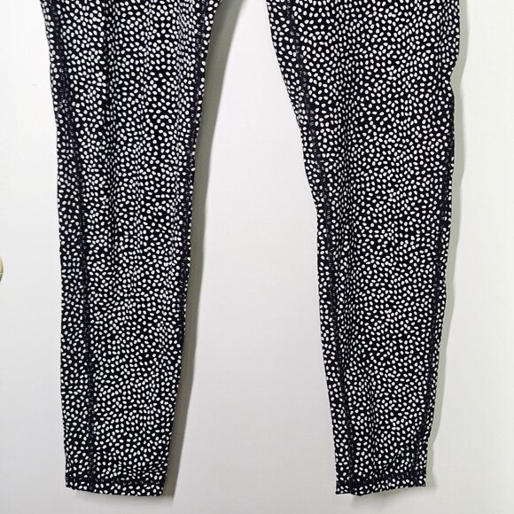Buffbunny Black & White Polka Dot High-Waisted Leggings Workout Gym Women XL - Picture 6 of 14